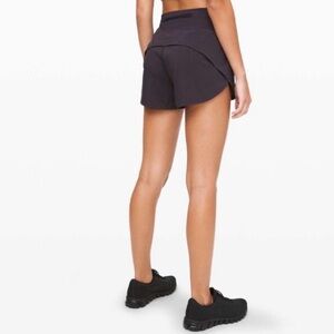 Lululemon Speed Up Short Long 4" Black 4